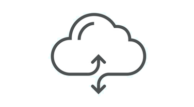 icon of web service cloud